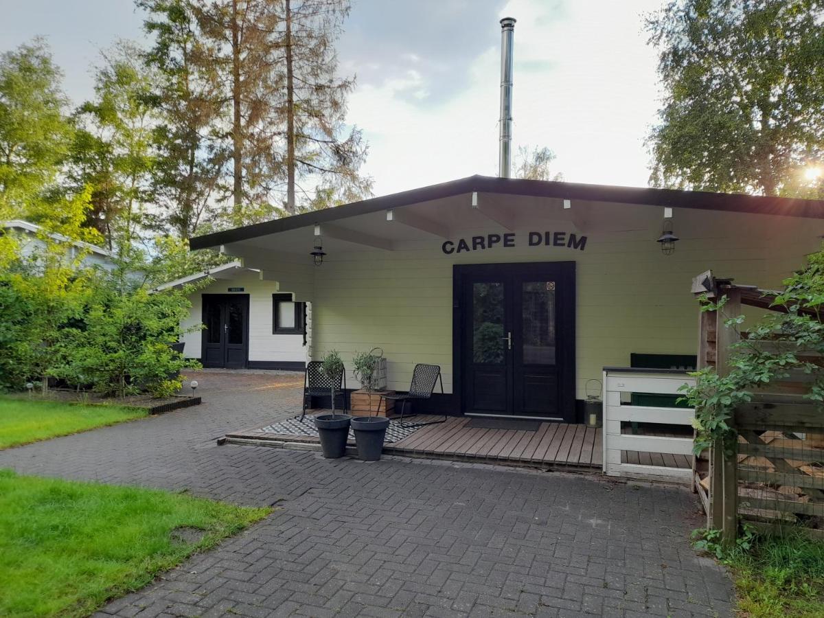 Carpe Diem, Het Ruime Chalet Met Houtkachel Nabij Wildlands Emmen Schoonebeek ภายนอก รูปภาพ